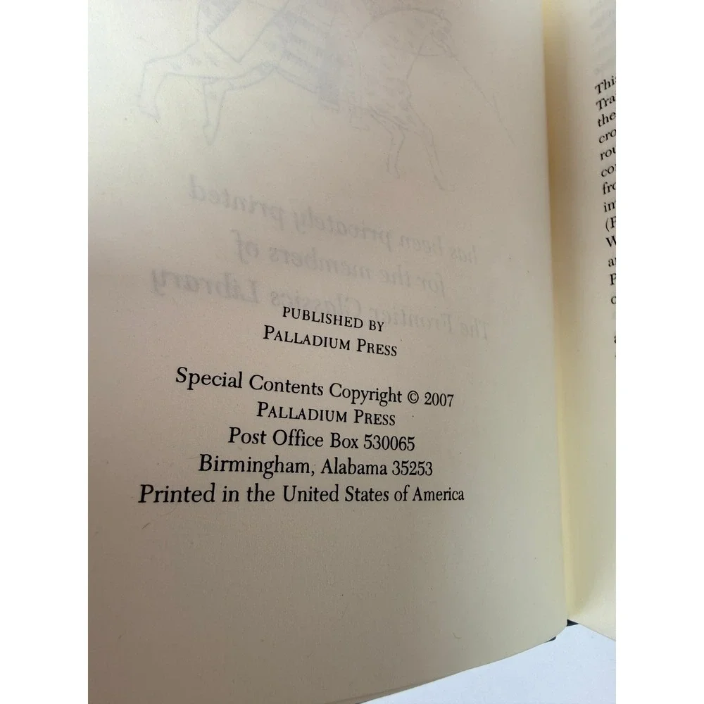 The Oregon Trail Francis Parkman Frontier Classics Library Leather Bound 2007